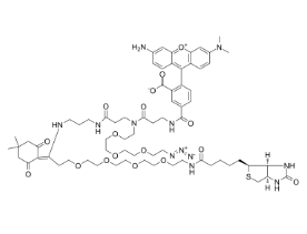 2353409-56-8；Dde TAMRA Biotin Azide，Biotin-PEG4-Dde-TAMRA-PEG3-Azide；四甲基罗丹明 生物素 叠氮	
