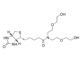 2100306-75-8，N-(Biotin)-N-bis(PEG1-alcohol)，N-(生物素)-N-双(单乙二醇-乙醇)