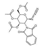 3,4,6-三-O-乙酰基-2-脱氧-2-邻苯二甲酰亚胺基-β-D-叠氮化吡喃葡萄糖；CAS号：102816-24-0