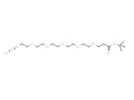 cas:1415800-41-7，azido-PEG5-t-Butyl ester，叠氮-五聚乙二醇-叔丁酯