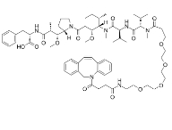 DBCO-PEG4-MMAF，CAS:2360411-65-8，二苯基环辛炔-四聚乙二醇-MMAF