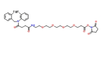 二苯基环辛炔-四聚乙二醇-活性酯，DBCO-PEG4-NHS ester，CAS:1427004-19-0