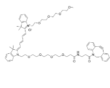 N-(m-PEG4)-N'-(DBCO-PEG4)-Cy5，CAS:2107273-76-5