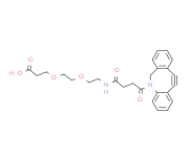 CAS号：2353410-00-9 ，DBCO-PEG12-acid，二苯并环辛炔-PEG12-羧酸