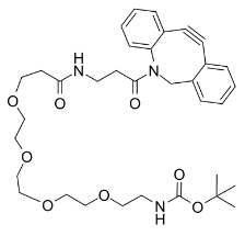 DBCO-NHCO-PEG4-NH-Boc，CAS:1255942-12-1，二苯并環(huán)辛炔-NHCO-四聚乙二醇-NH-叔丁酯