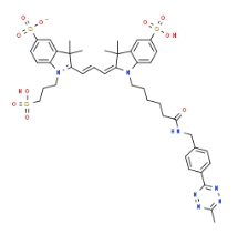 Sulfo-Cy3-Methyltetrazine，Sulfo-Cy3-Tetrazine，CAS:1801924-47-9