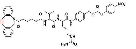 DBCO-C4-Val-Cit-PABC-PNP  