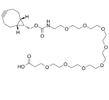 endo-BCN-PEG8-acid，cas:2126805-02-3，endo-环丙烷环辛炔-八聚乙二醇-羧酸