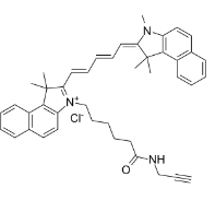 CAS号：1628790-37-3，Cyanine5.5 alkyne chloride，