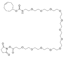TCO-PEG12-NHS ester，2185016-39-9，反式环辛烯-十二聚乙二醇-活性酯