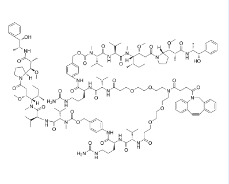 CAS:2259318-55-1，DBCO-(PEG2-VC-PAB-MMAE)2，二苯并环辛炔-(二聚乙二醇-VC-PAB-MMAE)2