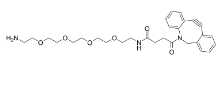 DBCO-PEG4-amine，DBCO-PEG4-NH2，二苯基环辛炔-四聚乙二醇-氨基，1840886-10-3