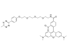 CAS:2163772-19-6, TAMRA-PEG4-methyltetrazine , 5-羧基四甲基罗丹明-四聚乙二醇-甲基四嗪