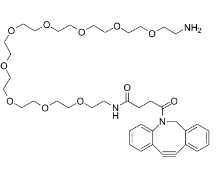 2353409-99-9，DBCO-PEG9-amine，二苯并环辛炔九聚乙二醇氨基
