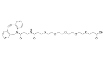 cas:1870899-46-9；DBCO-NH-PEG4-CH2CH2COOH； DBCO-NH-四聚乙二醇丙酸