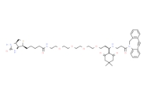 cas:1807512-43-1 ，Dde Biotin-PEG4-DBCO，Dde生物素-四聚乙二醇-二苯并環(huán)辛炔