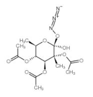 2,3,4-三-O-乙酰基-1-脱氧-β-D-吡喃葡萄糖基叠氮化物	  