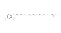 DNP-PEG6-acid， cas:1817829-84-7 ， 2,4-二硝基苯胺-六聚乙二醇-丙酸