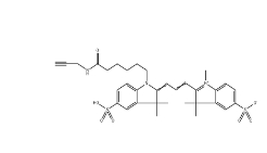 2055138-87-7，Sulfo-Cy3 alkyne， 水溶性Cy3炔基