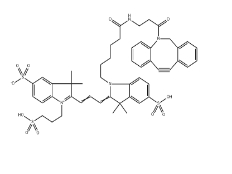 1782950-79-1，sulfo-Cyanine3 DBCO，水溶性菁染料Cy3 DBCO