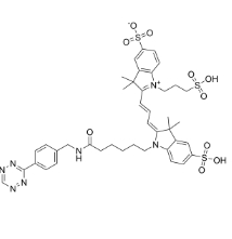 Sulfo-Cy3 tetrazine；2055138-86-6；水溶性菁荧光染料