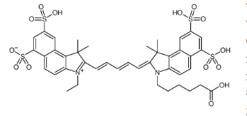 Sulfo-Cyanine5.5 carboxylic acid；磺酸基花青素CY5.5羧酸