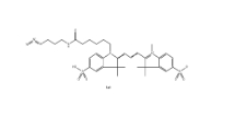 2055138-89-9，Sulfo-Cyanine5.5 azide,水溶Cy5.5-N3