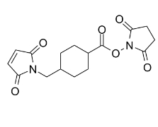 SMCC，N-Succinimidyl 4-(N-maleimidomethyl)cyclohexane-1-carboxylate；64987-85-5