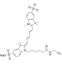 diSulfo-Cyanine5 alkyne，diSulfo-Cy5-alkyne，1617497-19-4