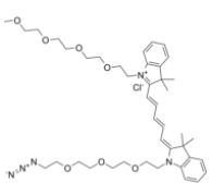 N-(m-PEG4)-N'-(azide-PEG3)-Cy5  