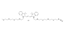 2107273-38-9，N-(m-PEG4)-N＇-(azide-PEG4)-Cy3