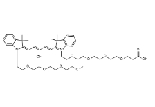 2107273-32-3，N-(m-PEG4)-N＇-(PEG4-acid)-Cy5