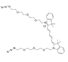 2107273-74-3；N-(azide-PEG3)-N＇-(Mal-PEG4)-Cy5