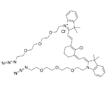 2107273-84-5；N,N＇-bis-(azide-PEG3)-chlorocyclohexenyl Cy7；N,N'-双-(叠氮-三聚乙二醇)-氯环己烯 CY7染料