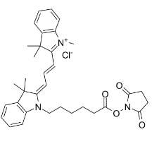 Cyanine3 NHS ester；1032678-38-8；Cy3 N-羥基琥珀酰亞胺酯