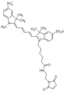 Sulfo-Cyanine5 maleimide，Sulfo-Cy5 Mal，2242791-82-6