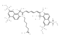 Sulfo-Cyanine5.5 carboxylic acid，Sulfo-Cy5.5 COOH，2183440-68-6