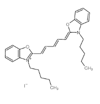 3,3'-Di-n-pentyloxadicarbocyanine iodide/53213-92-6/荧光标记