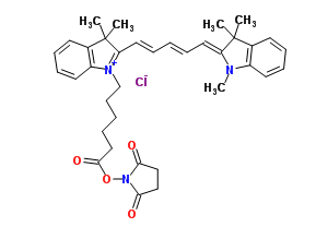 Cy5 N-羥基琥珀酰亞胺酯；1032678-42-4；Cyanine5 NHS ester chloride