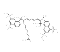 2183440-68-6，Sulfo-Cyanine5.5 carboxylic acid水溶染料，磺酸基花青素CY5.5羧基