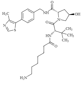 (S,R,S)-AHPC-C6-NH2，CAS号：2306389-03-5