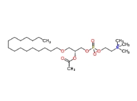 CAS号：74389-68-7，1-O-十六烷基-2-乙酰基-sn-甘油-3-磷酸胆碱，C16-PAF