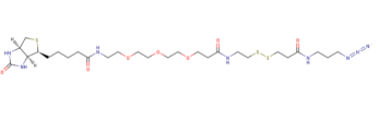 Biotin-PEG3-SS-azide ，CAS号：2866429-93-6