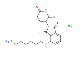 CAS：2375194-37-7，Pomalidomide-C6-NH2hydrochloride