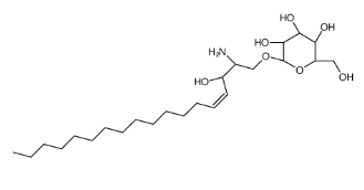 D-葡萄糖基-β1-1'-D-赤型-鞘氨醇, 52050-17-6