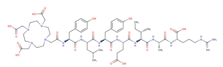 DOTA-Tyr-Leu-Tyr-Glu-Ile-Ala-Arg-COOH