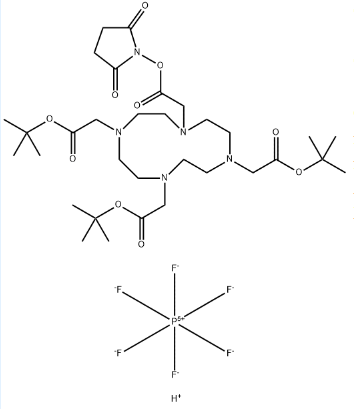 DOTA-mono-NHS tris (t-Bu ester) Hydrogen Hexafluorophosphate