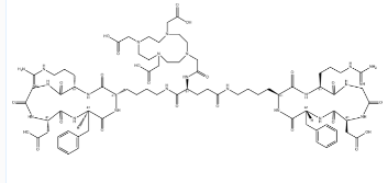 cas:250612-06-7      DOTA-Glu[cyclo(Arg-Gly-Asp-D-Phe-Lys)]2