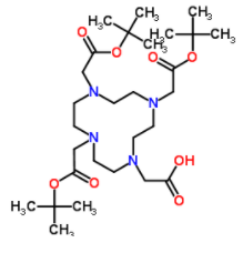 三叔丁基1,4,7,10-四氮杂环十二烷-1,4,7,10-四乙酸	  