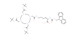 Fmoc-L-Lys-mono-amide-DOTA-tris(t-Bu ester) ；479081-06-6